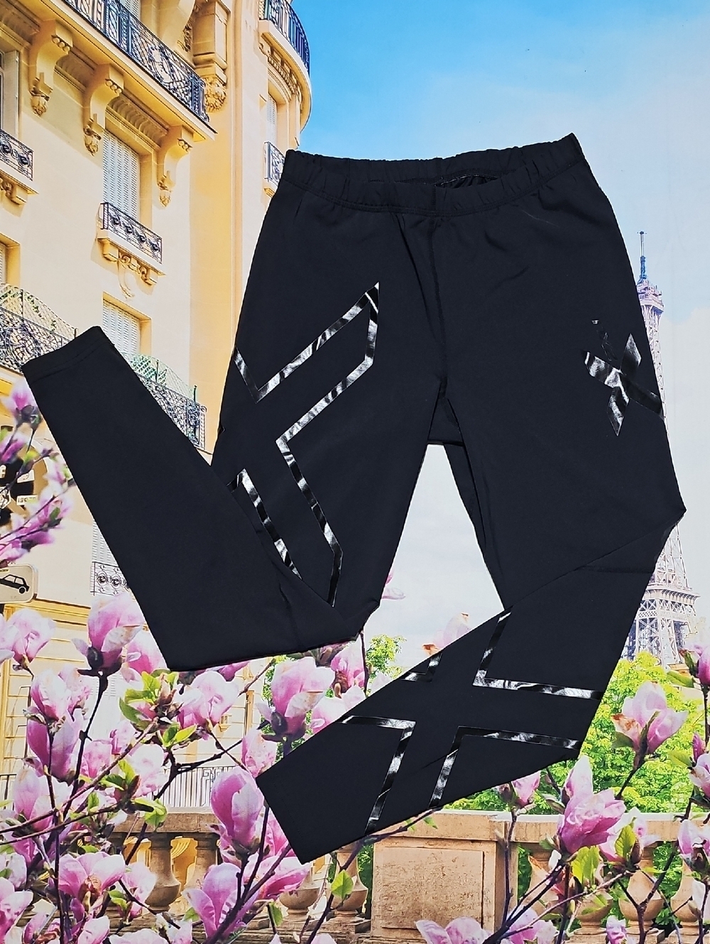 2XU Black Workout Gym Leggings Size Large